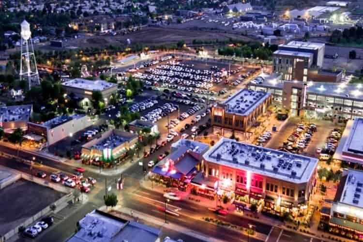 Aerial Picture of Gilbert Edde Awards Parking Lot