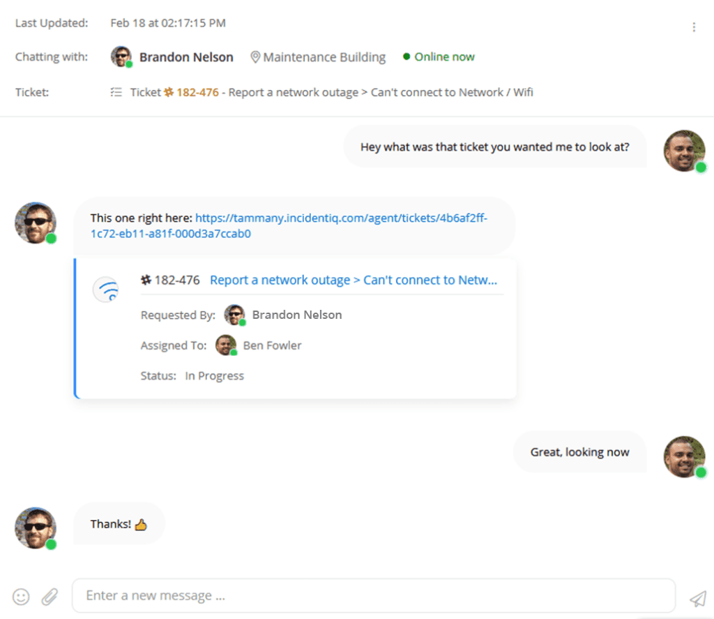 Support Messenger Chat