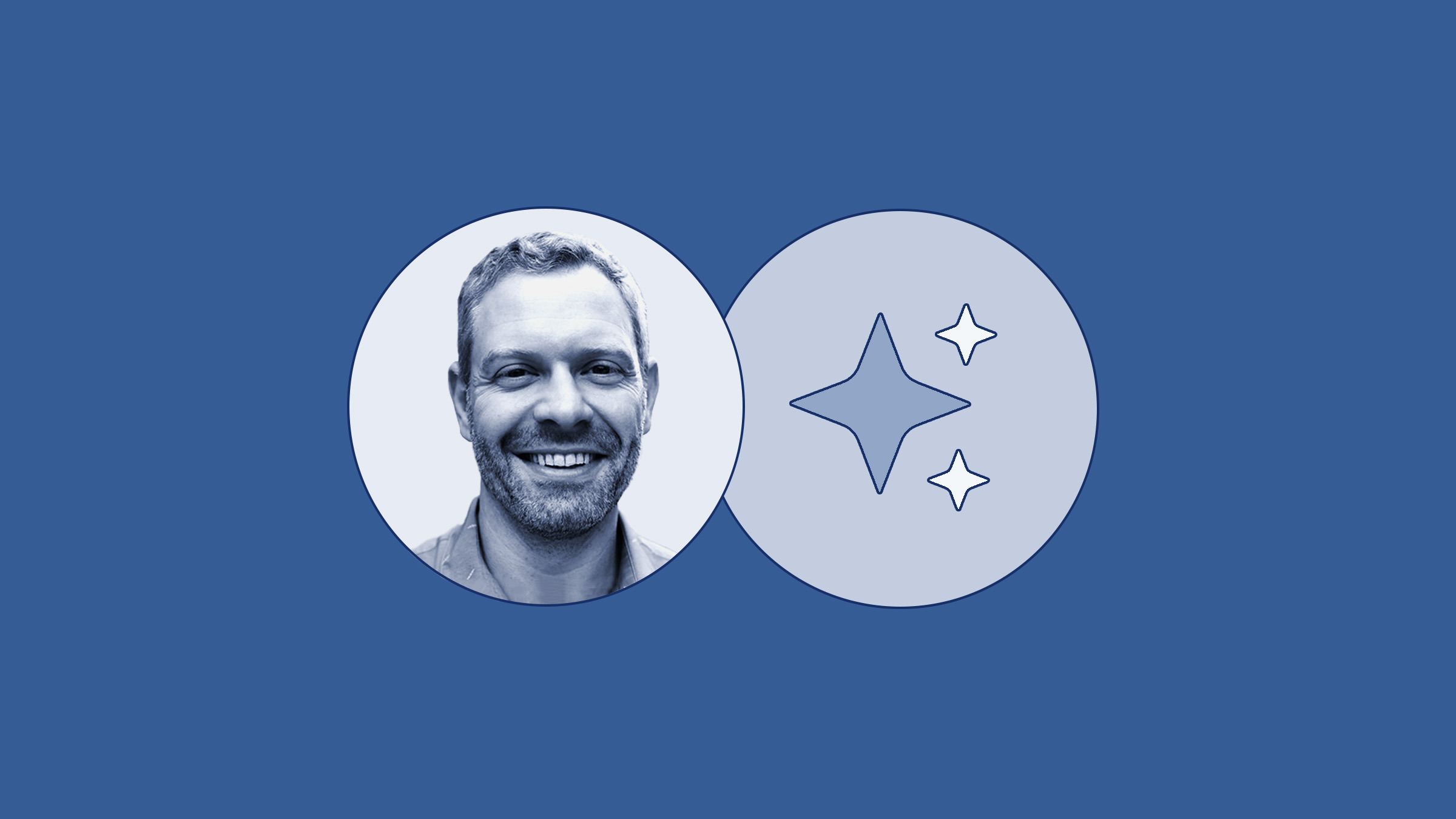 Portrait of Incident IQ CEO R.T. Collins with AI icon representing K-12 IT automation